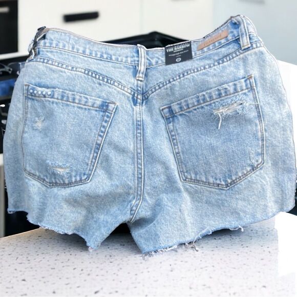 Blank NYC Nordstrom Barrow Vintage Inspired Distressed Acid Wash Cutoff Shorts - Picture 5 of 9